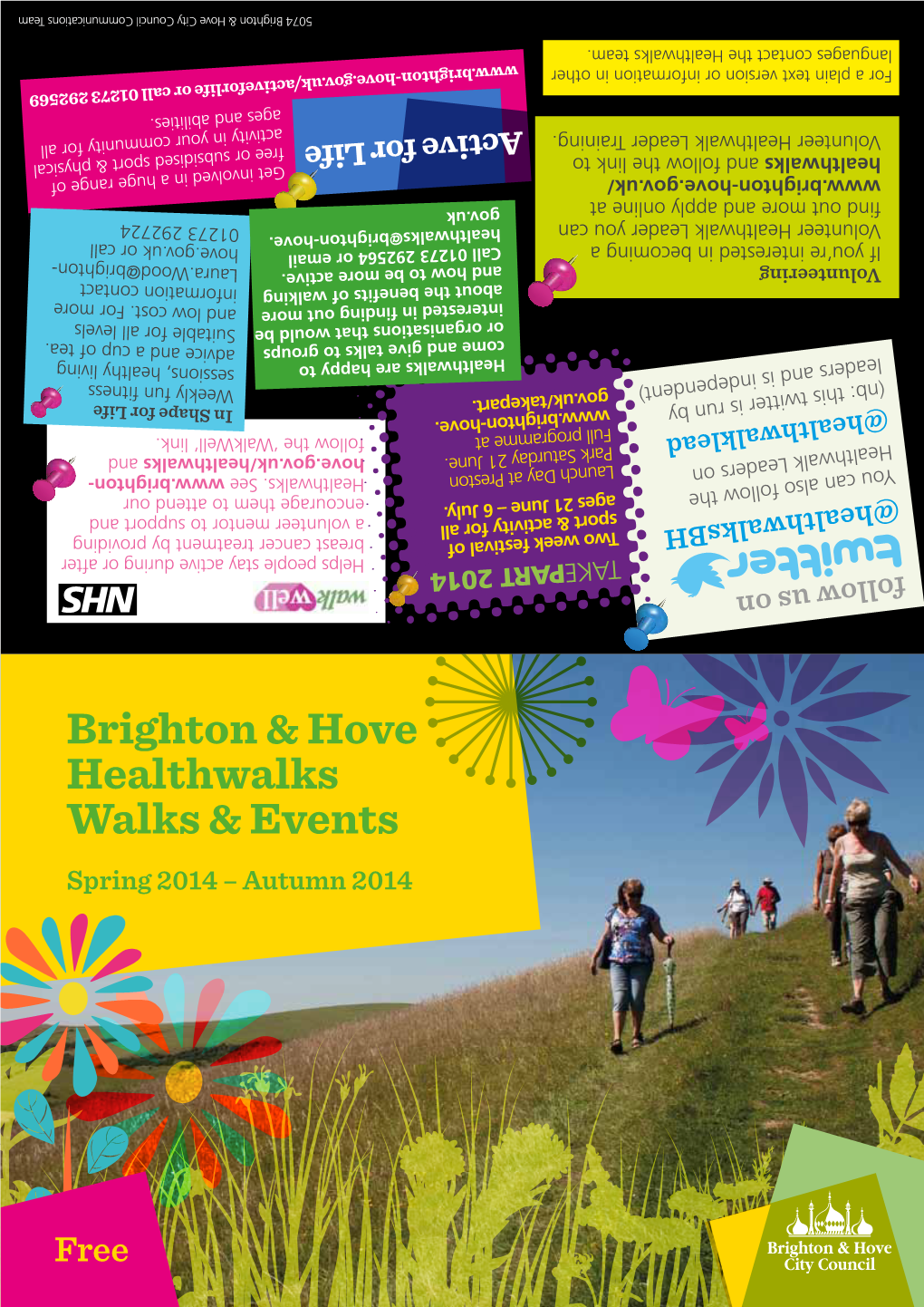 Brighton & Hove Healthwalks Walks & Events