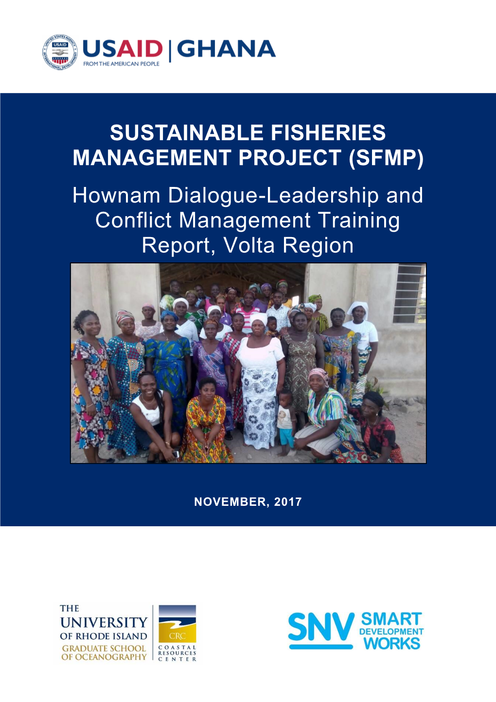 Leadership and Conflict Management Training Report, Volta Region