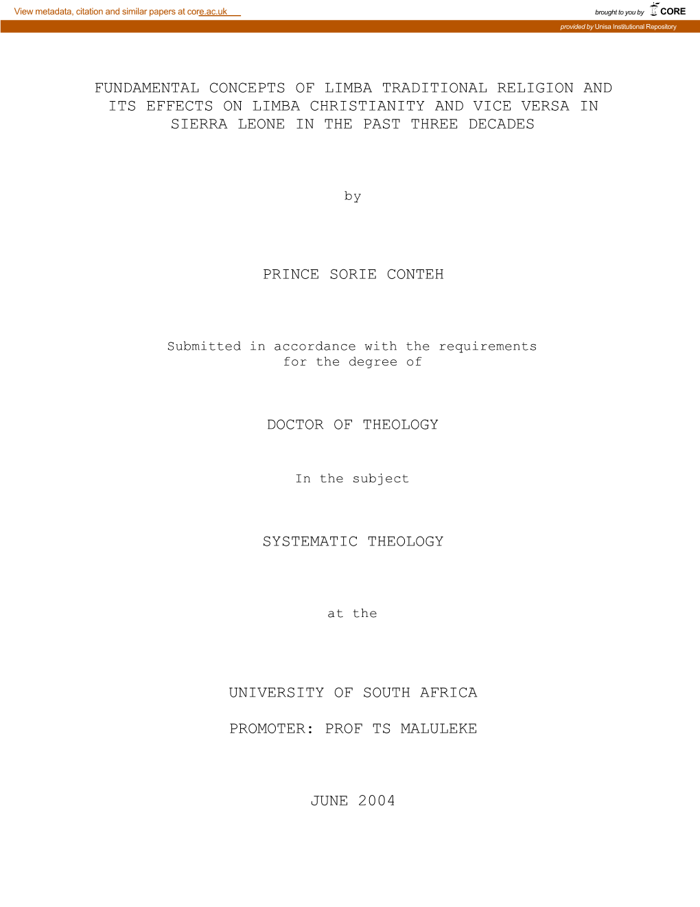 Doctoral Thesis