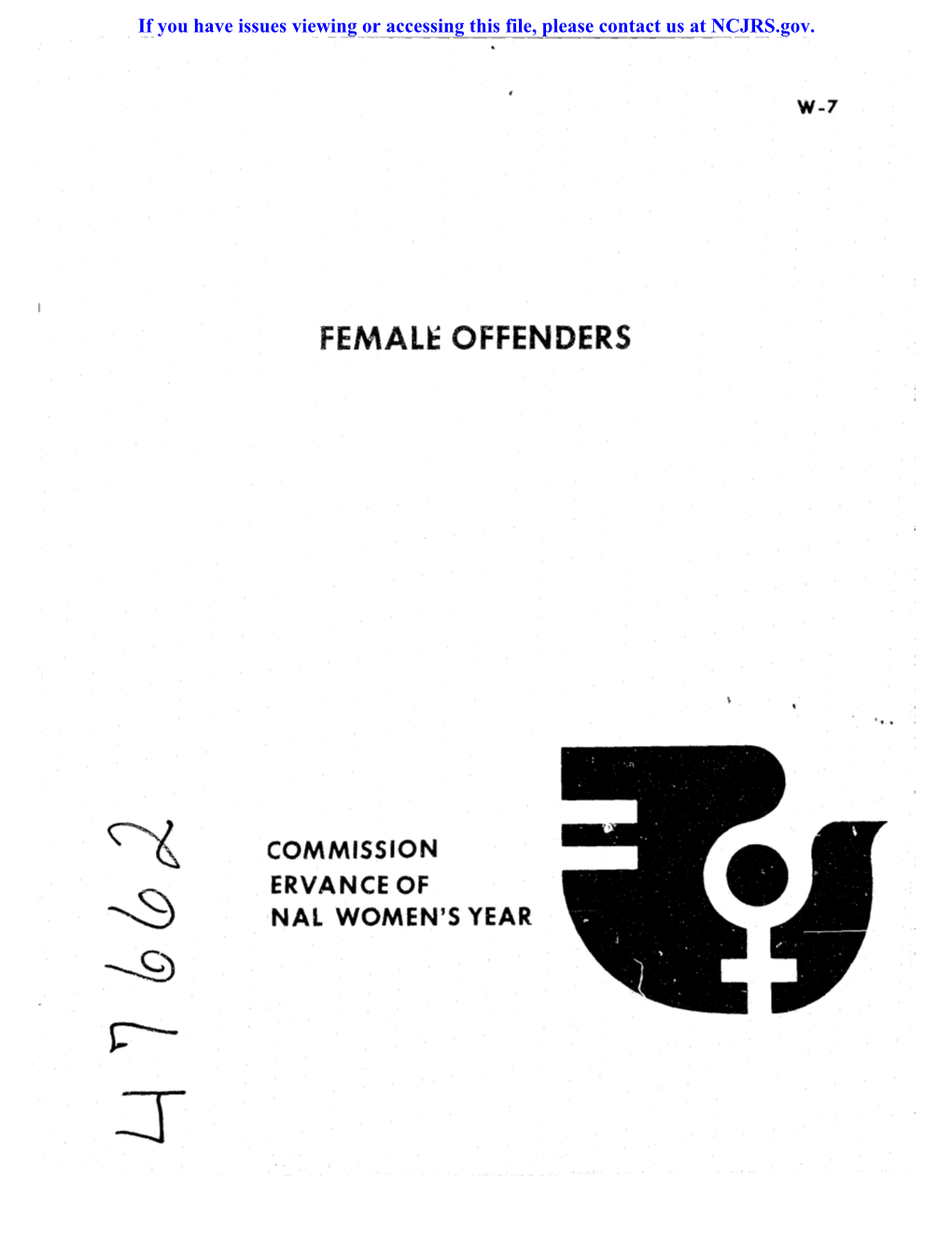 Femal~ Offenders