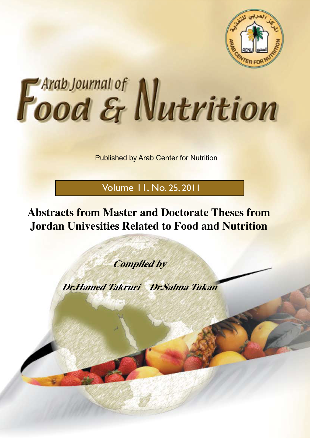 Abstracts from Master and Doctorate Theses from Jordan Univesities Related to Food and Nutrition