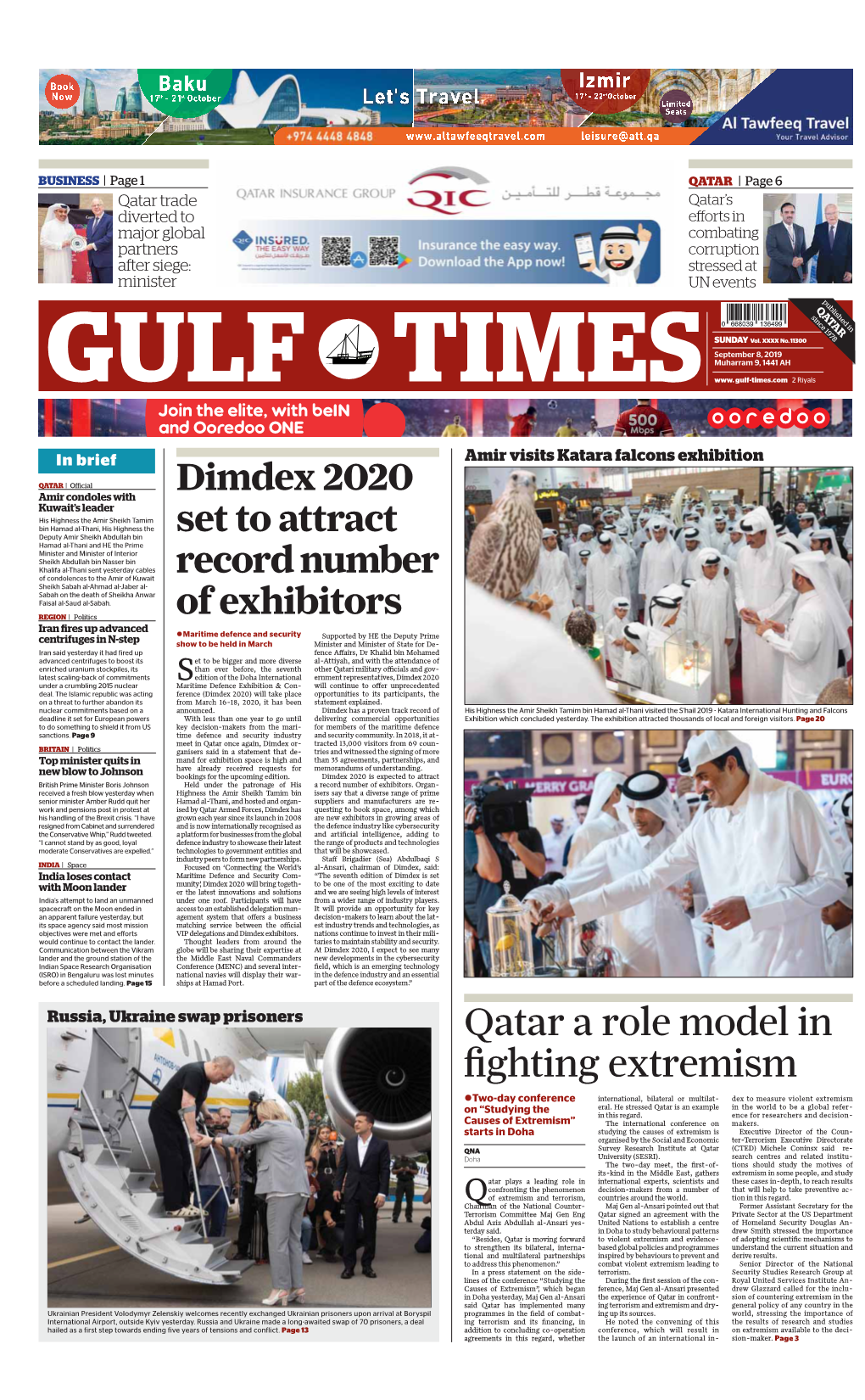 Qatar a Role Model in Fighting Extremism