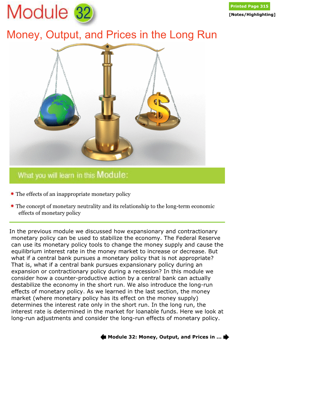 Changes in the Money Supply and the Interest Rate in The