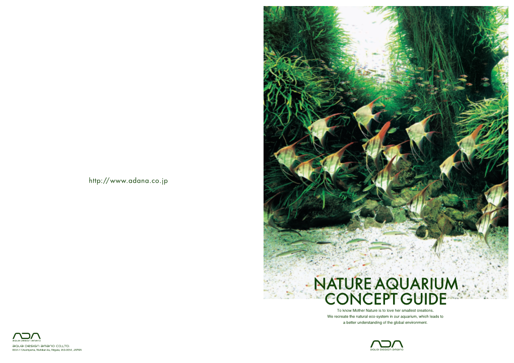 Nature Aquarium Concept Guide Nature Aquarium Concept Guide 02 / 03