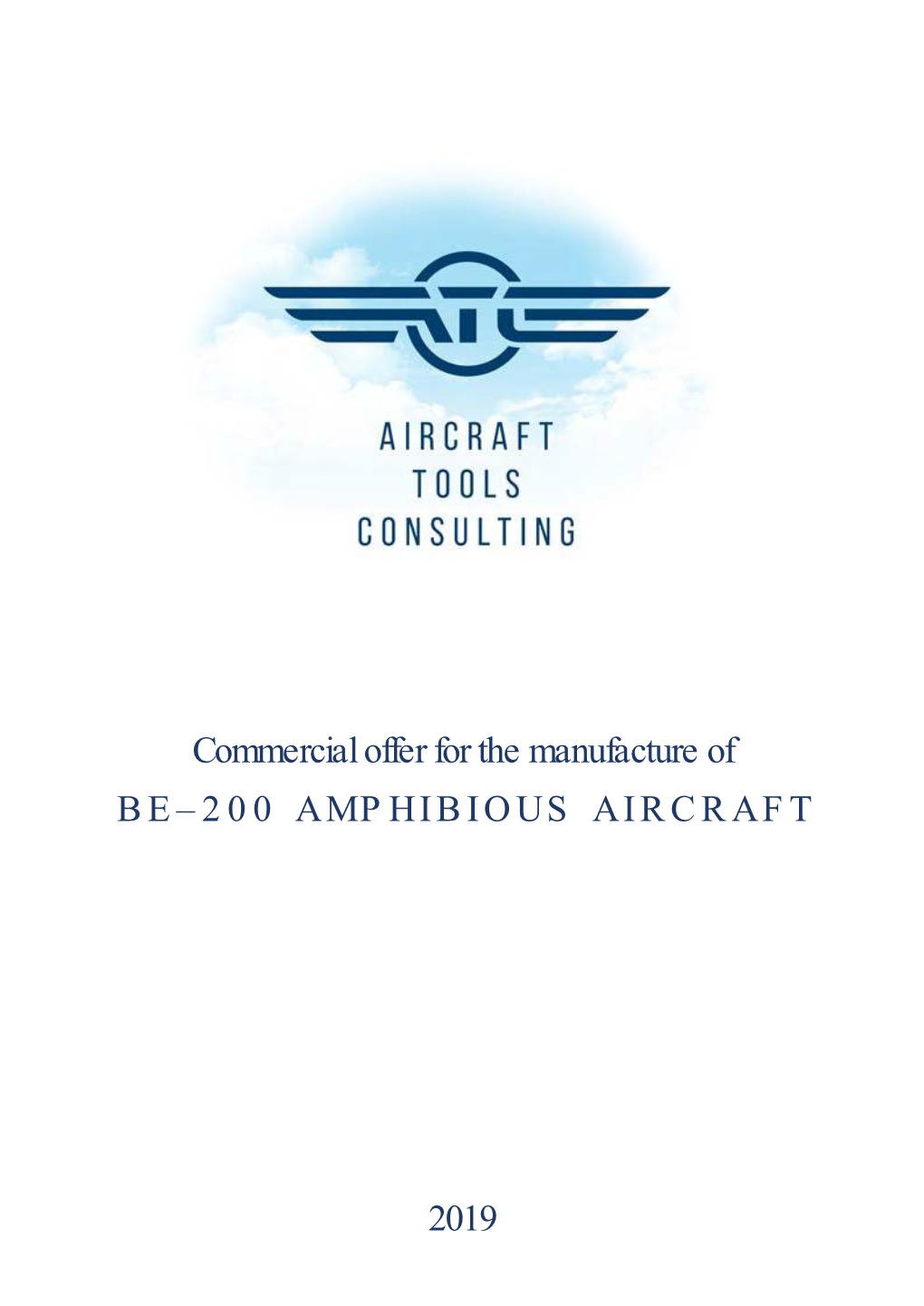 Be-200 Amphibious Aircraft (Commercial Offer).Pdf