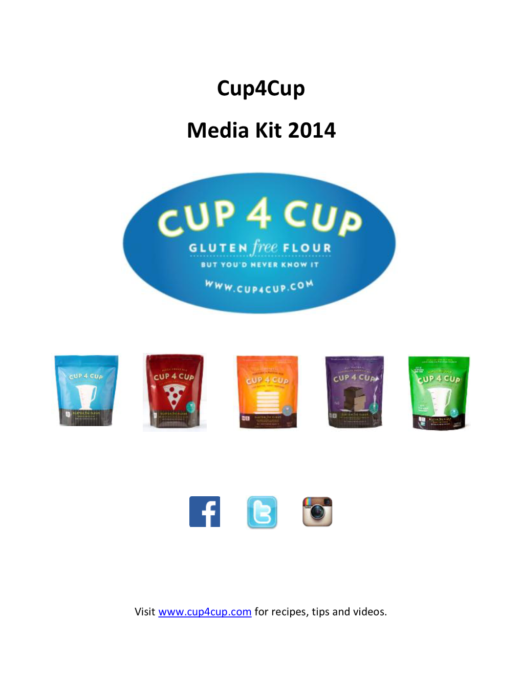 Cup4cup Media Kit 2014