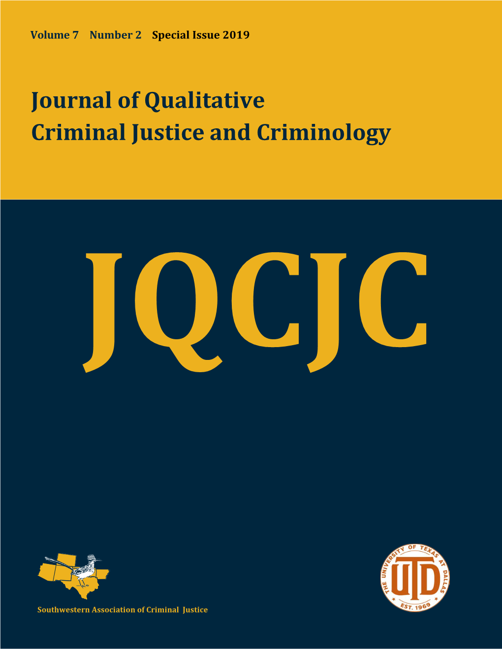 Journal of Qualitative Criminal Justice and Criminology JQCJC