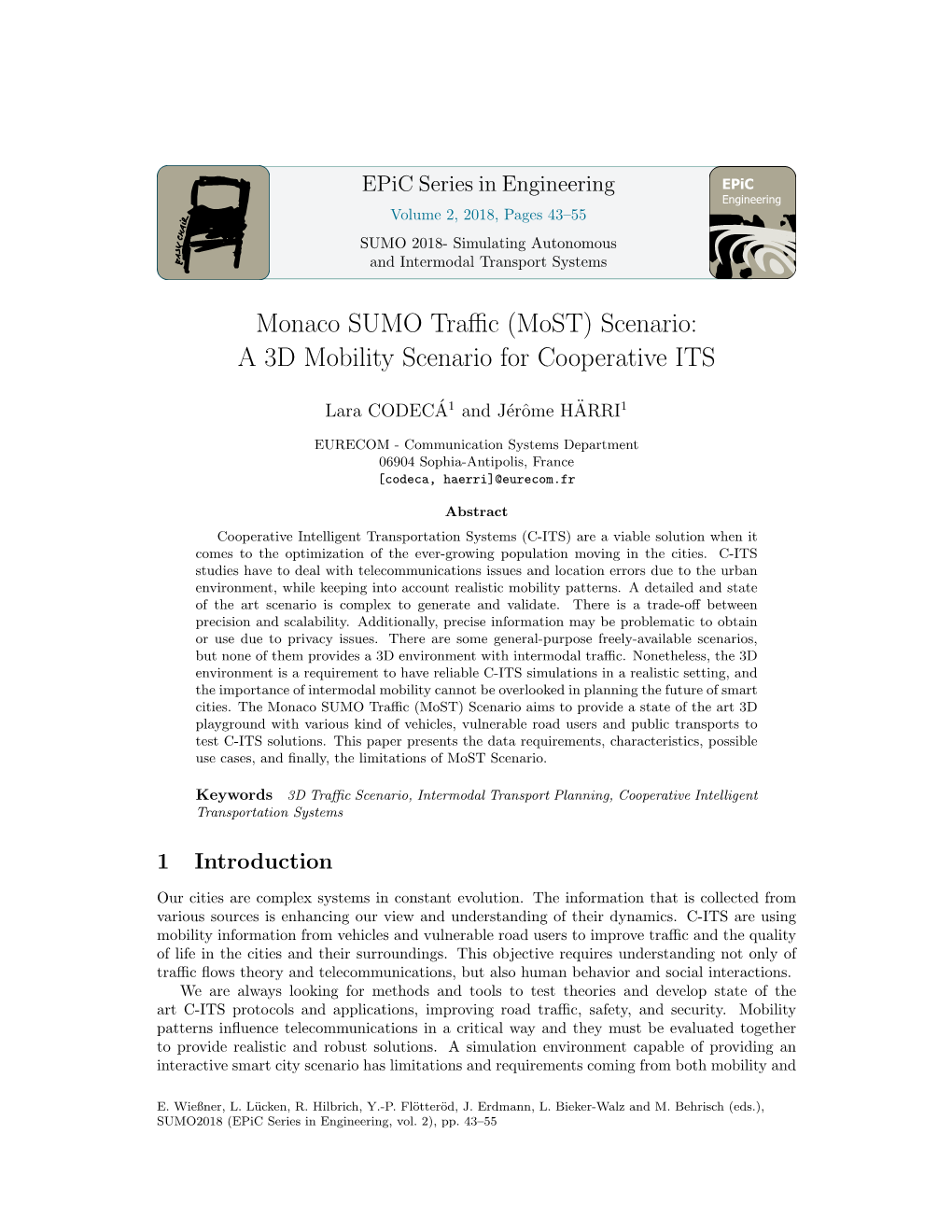 Monaco SUMO Traffic (Most) Scenario: a 3D Mobility