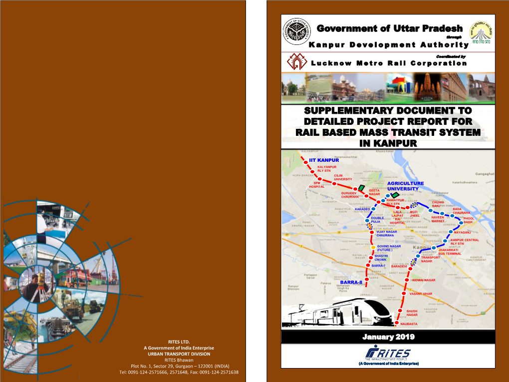 Supplementary Document to Detailed Project Report for Rail Based Mass Transit System in Kanpur