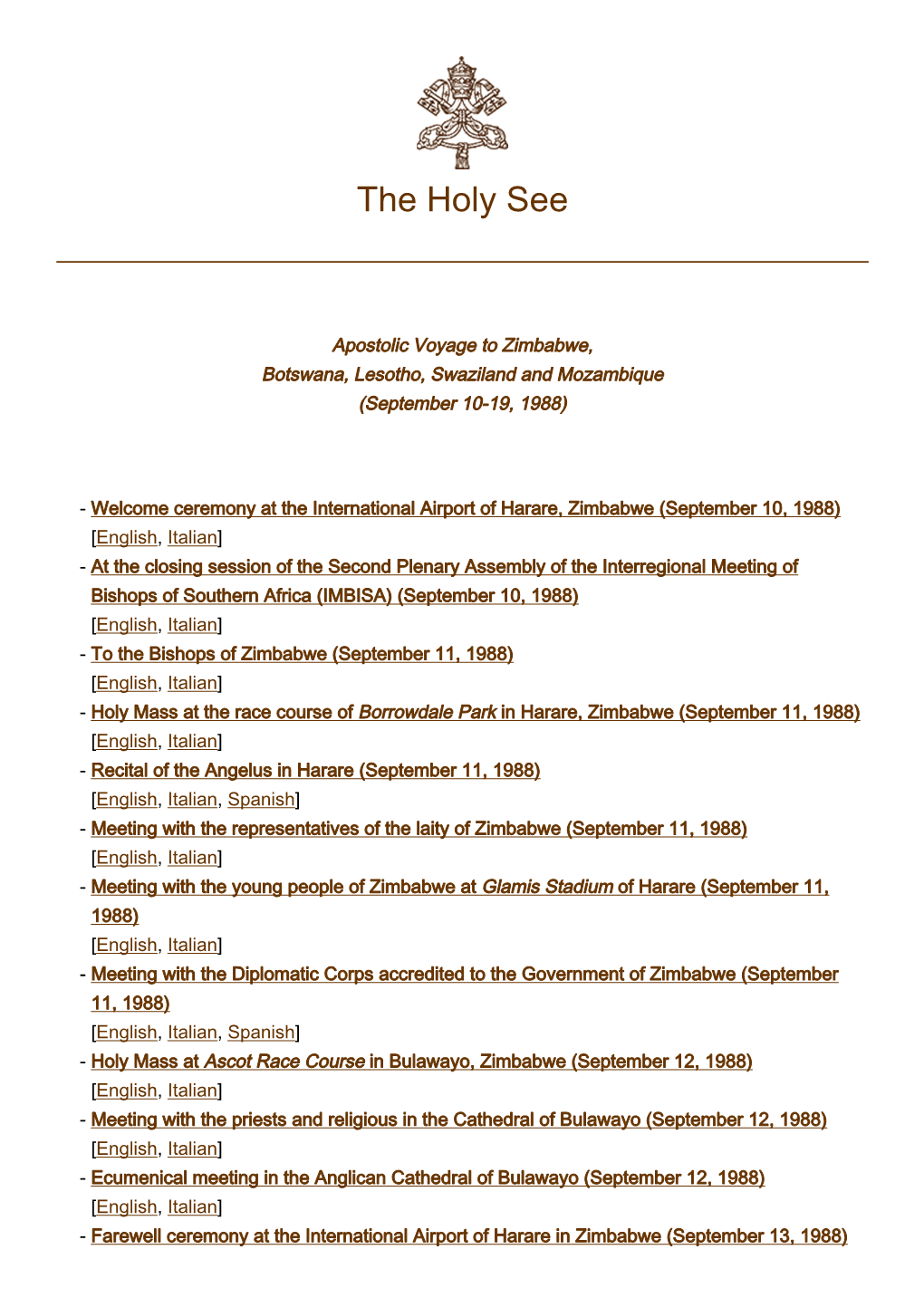 The Holy See