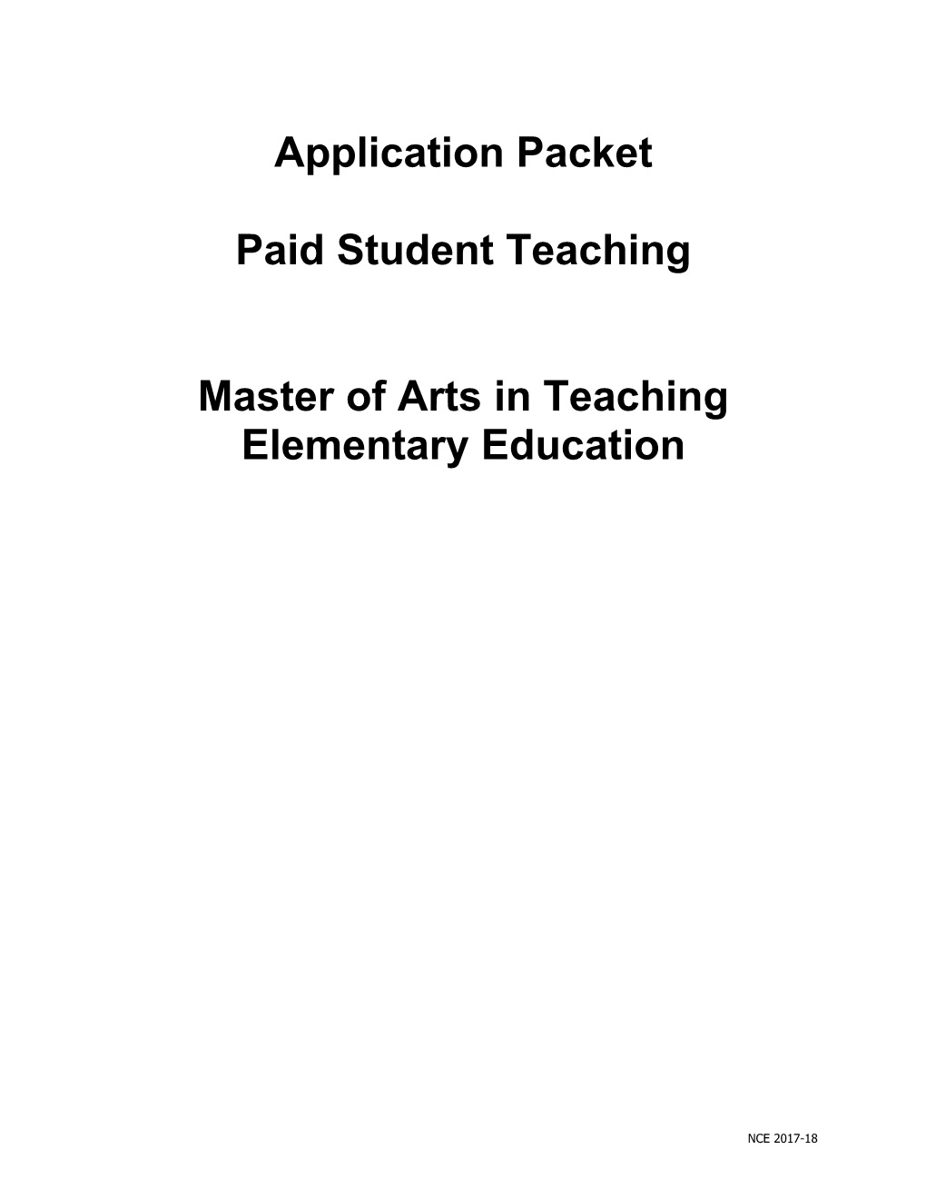 Application Packet s1