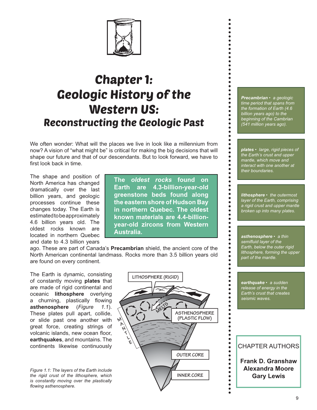 Chapter 1: Geologic History of the Western