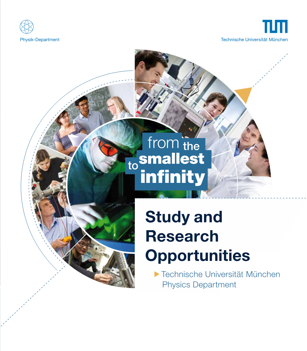 Study and Research Opportunities at TUM