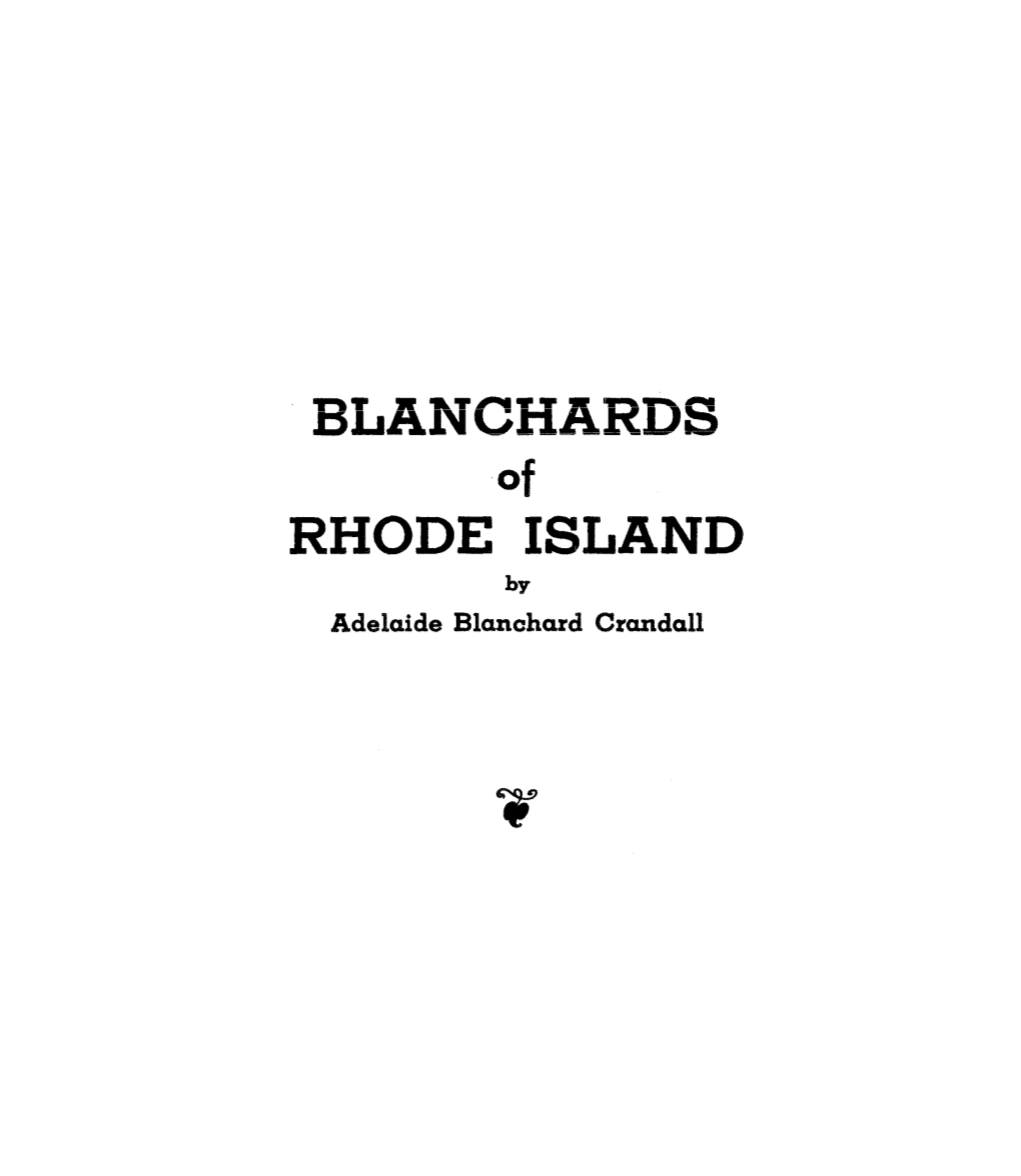 RHODE ISLAND by Adelaide Blanchard Crandall