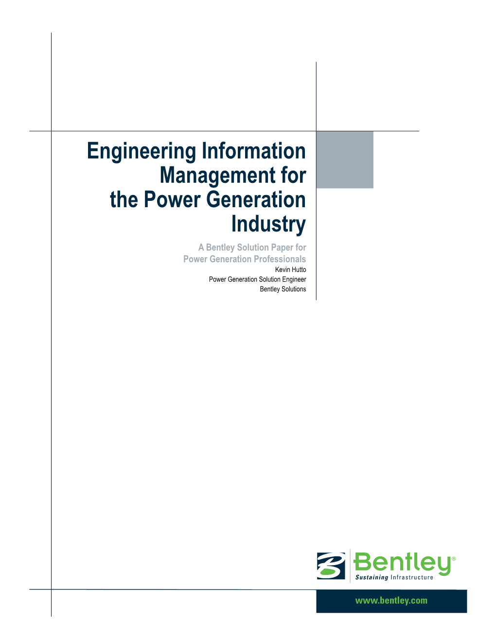 Engineering Information Management for the Power