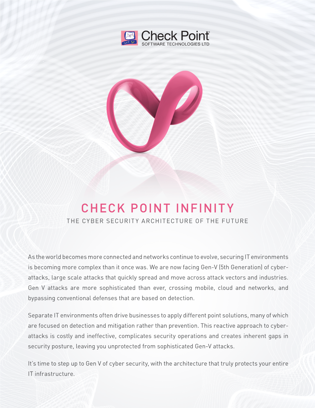 Check Point Infinity the Cyber Security Architecture of the Future