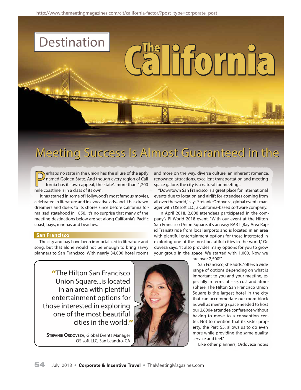 The California Factor July 1, 2018 Corporate