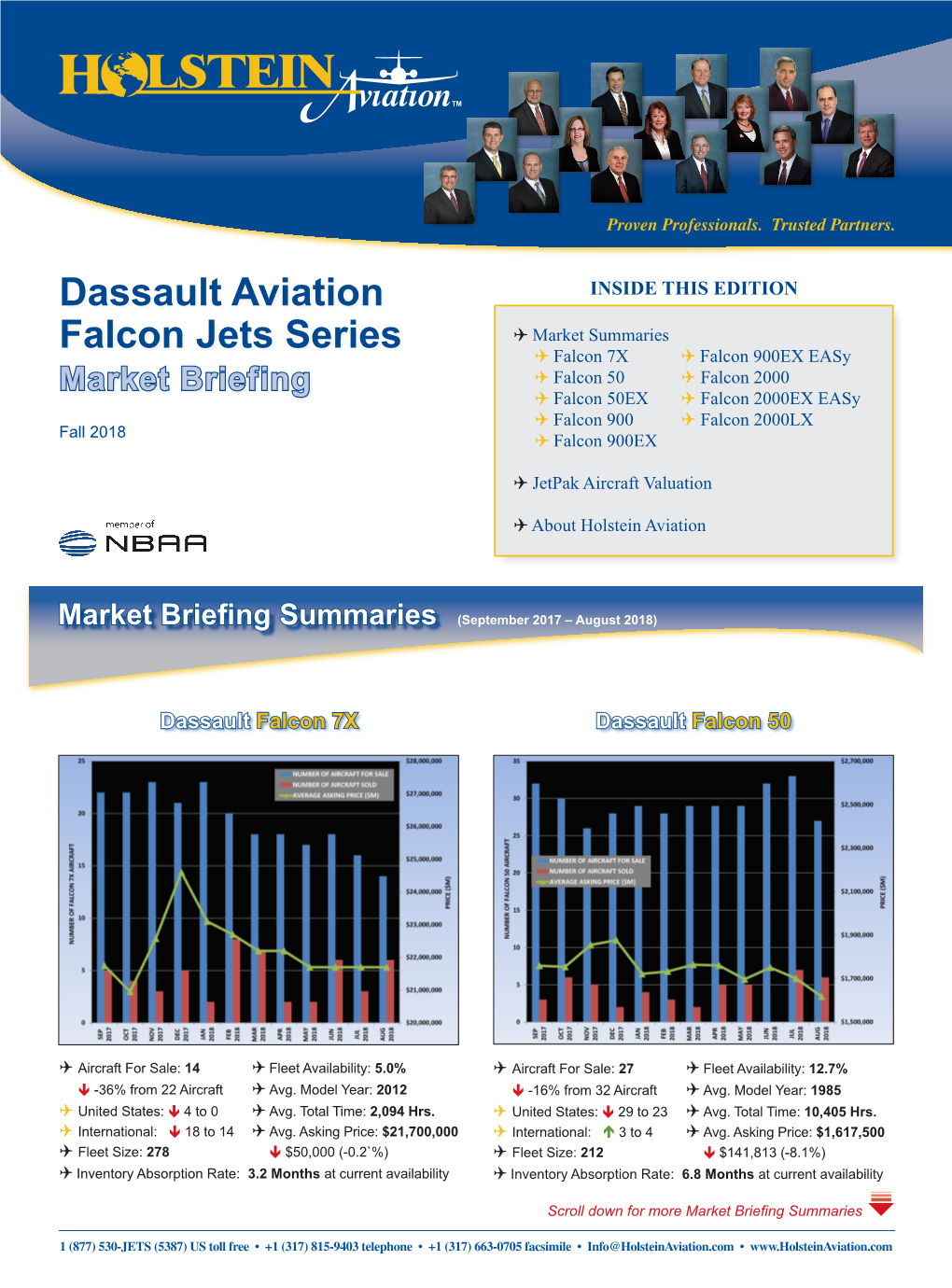 Dassault Aviation Falcon Jets Series