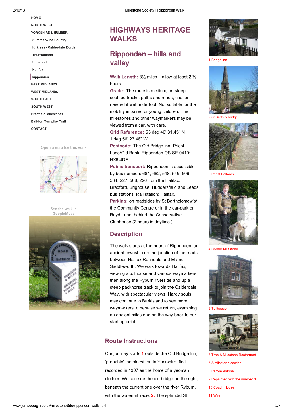 Milestone Society | Ripponden Walk