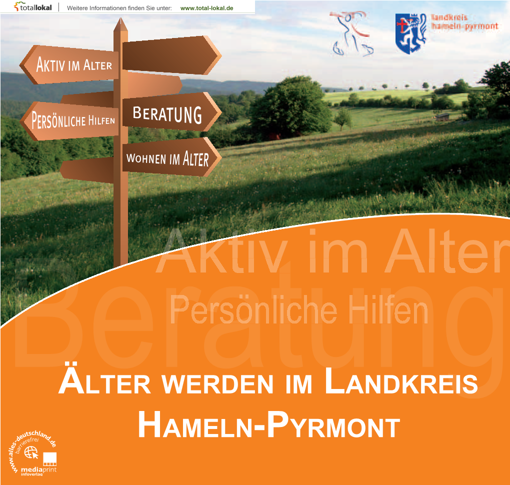 Älter Werden Im Landkreis Hameln-Pyrmont