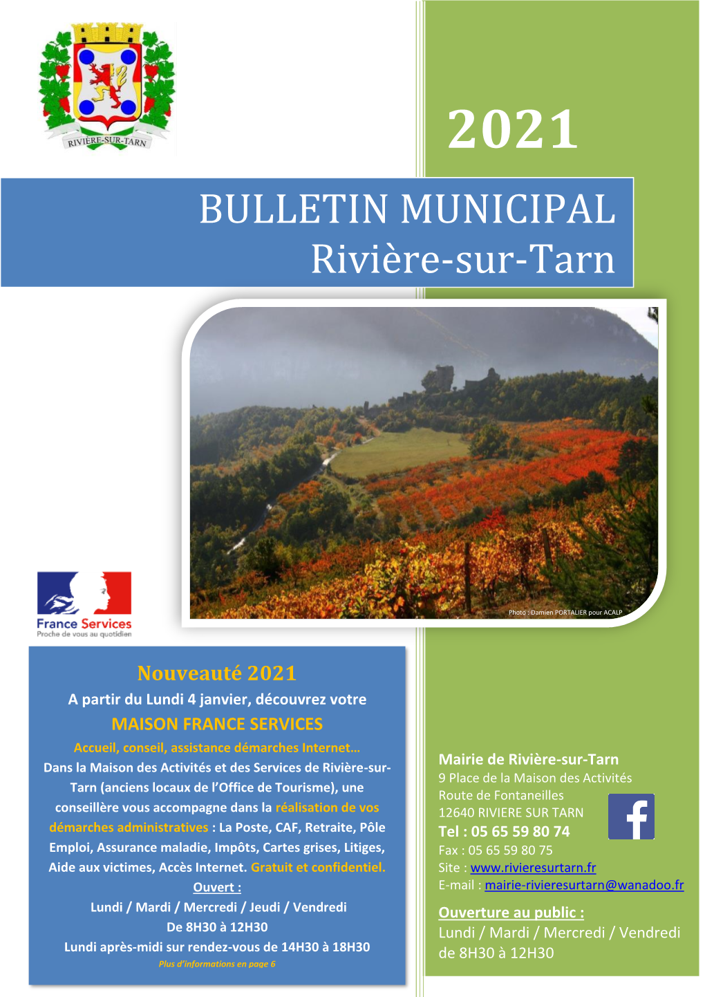 BULLETIN MUNICIPAL Rivière-Sur-Tarn