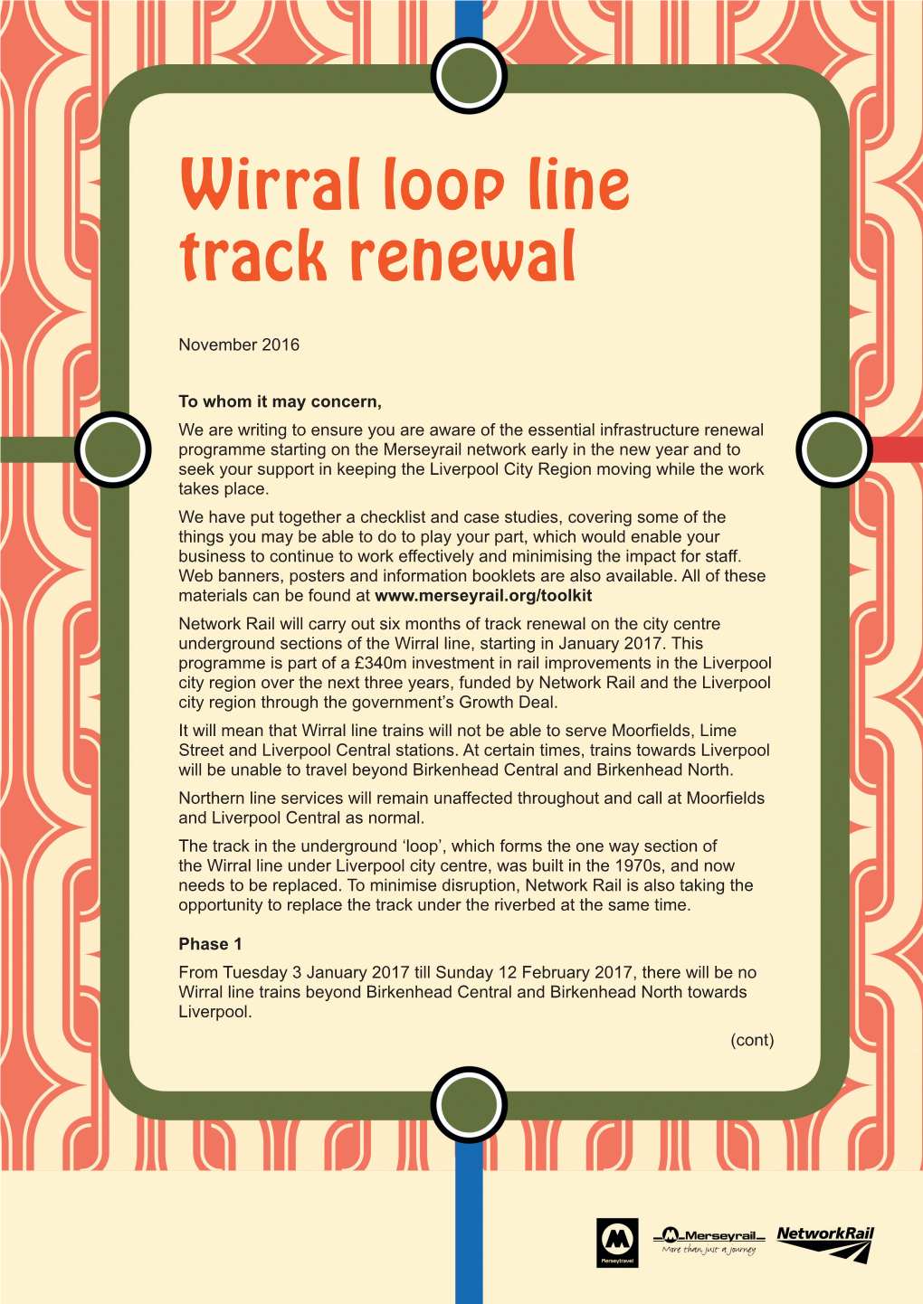 Wirral Loop Line Track Renewal