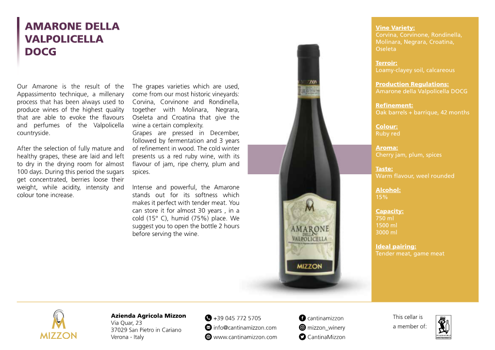 Amarone Della Valpolicella Docg