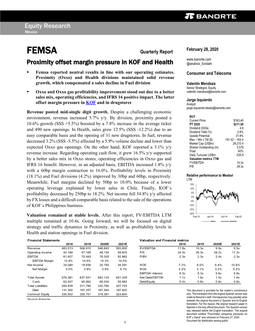 FEMSA Proximity Offset Margin Pressure in KOF and Health @Analisis Fundam