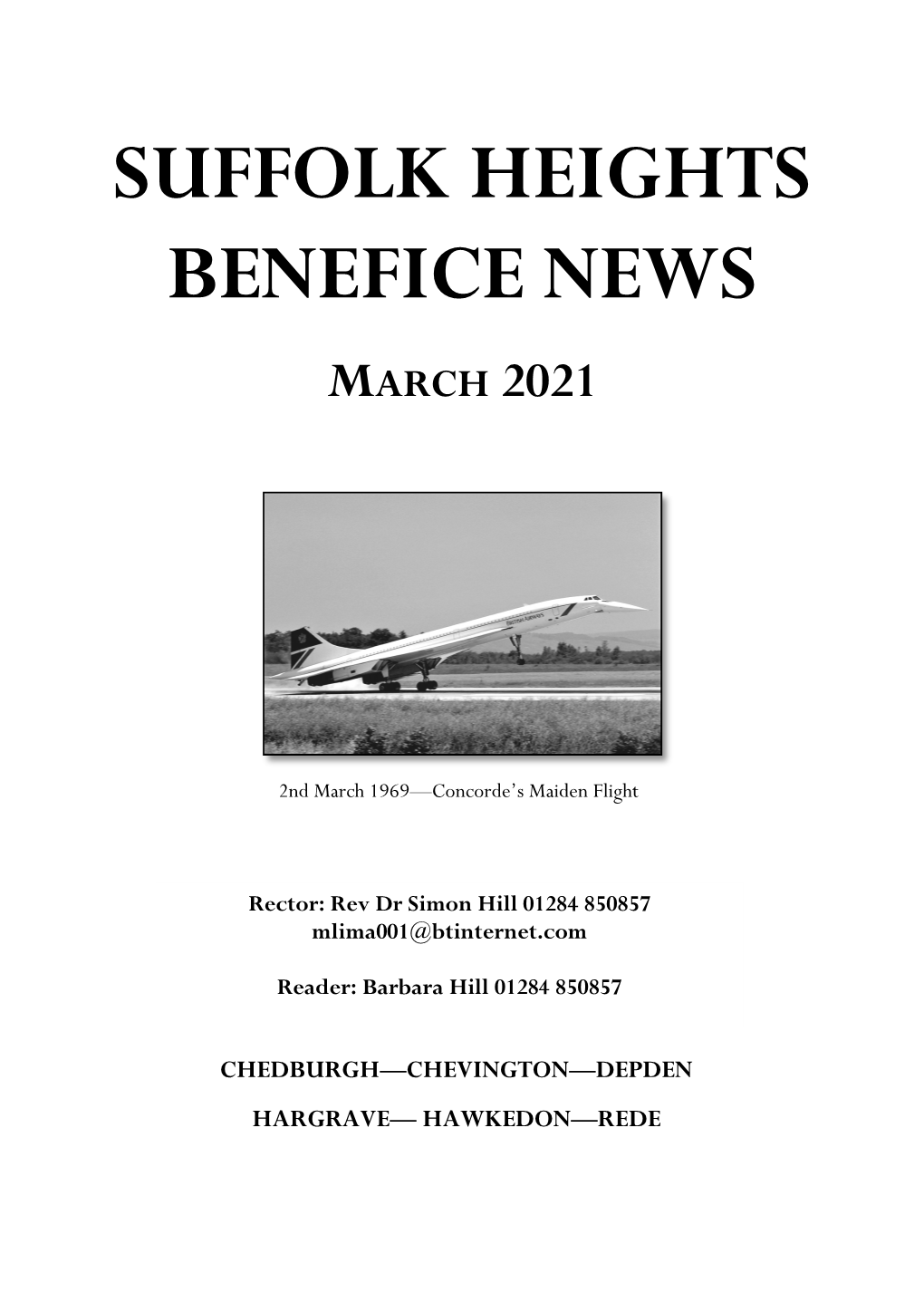 Suffolk Heights Benefice News March 2021