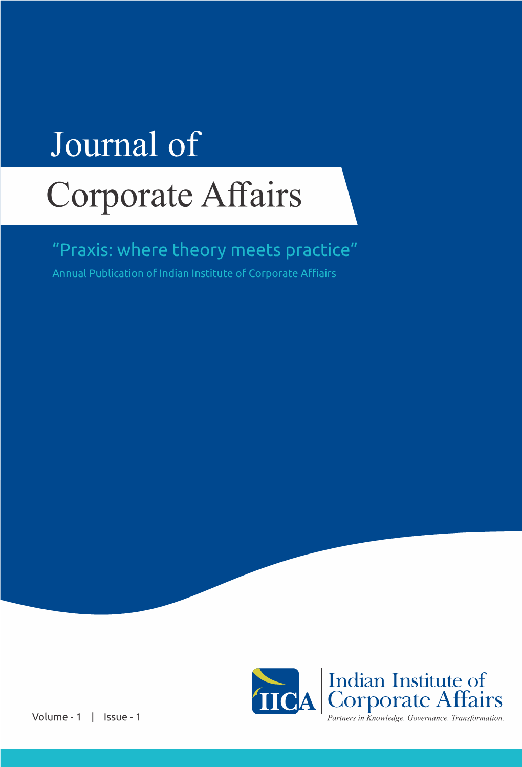 Journal of Corporate Affairs
