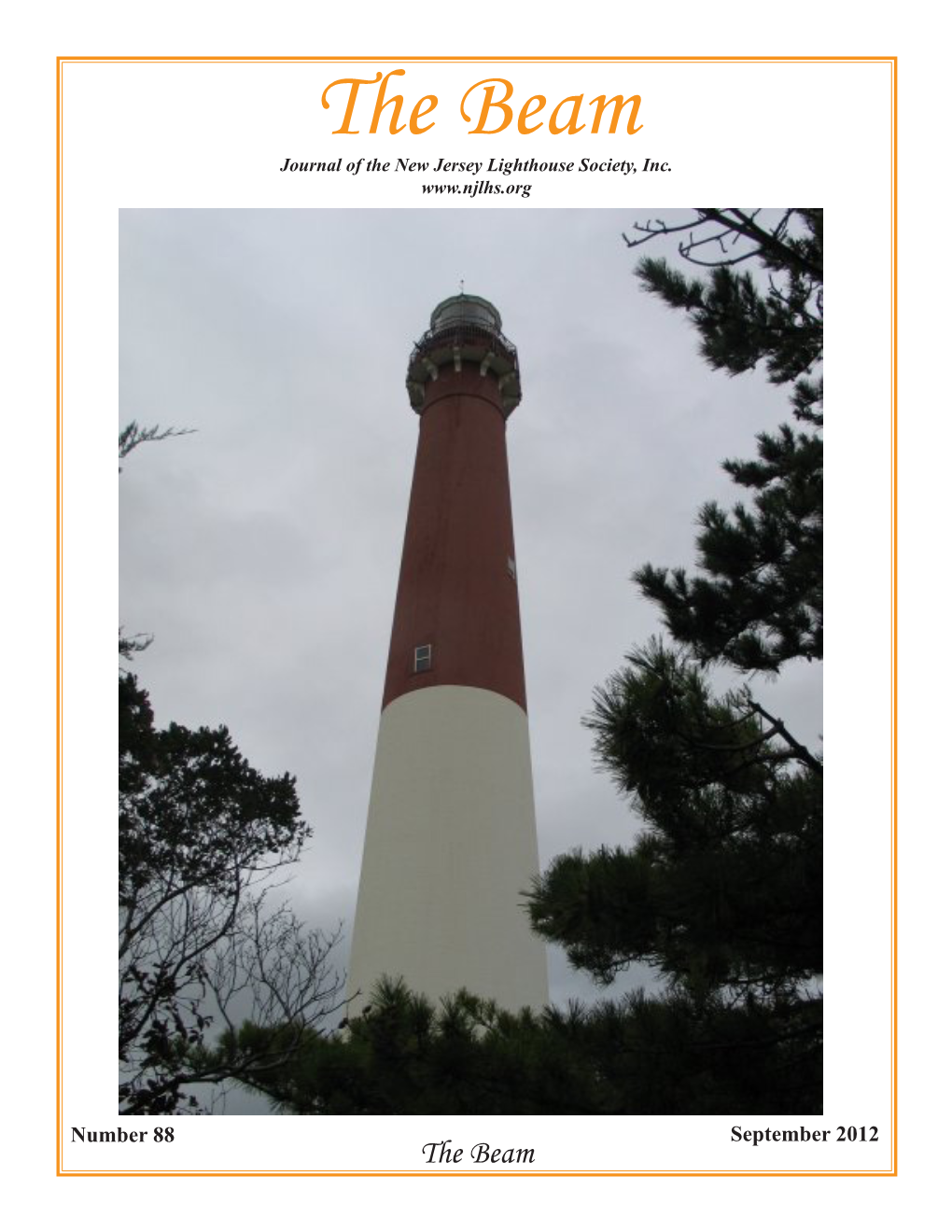 The Beam Journal of the New Jersey Lighthouse Society, Inc
