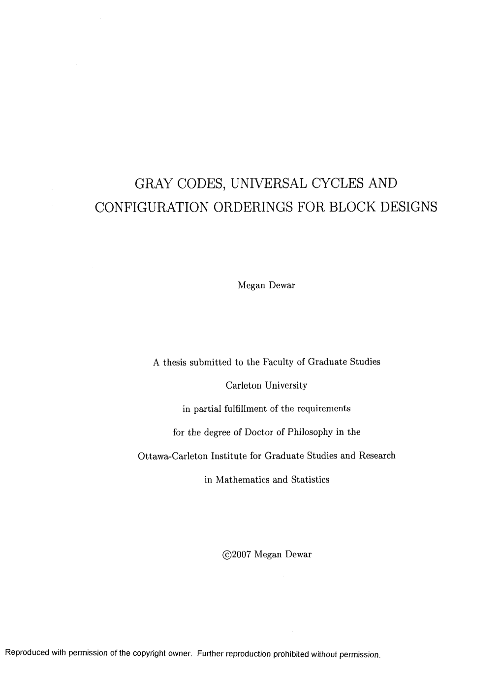 Gray Codes, Universal Cycles and Configuration Orderings for Block Designs