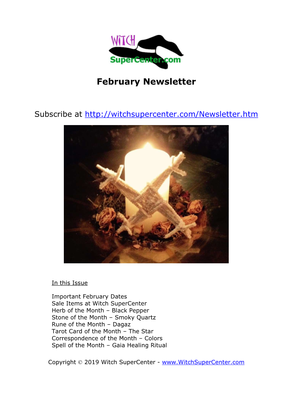 February Newsletter