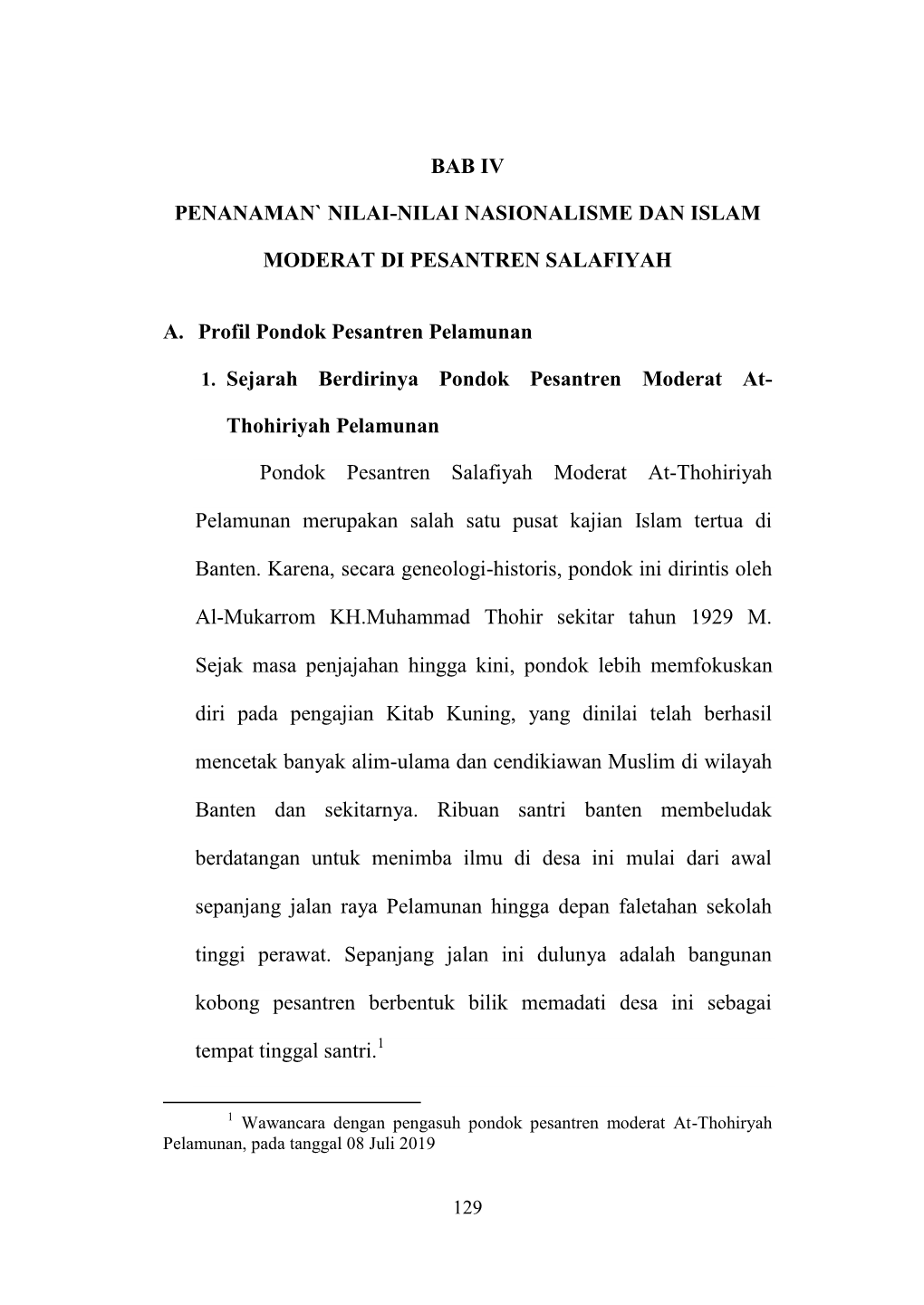 Bab Iv Penanaman` Nilai-Nilai Nasionalisme Dan Islam