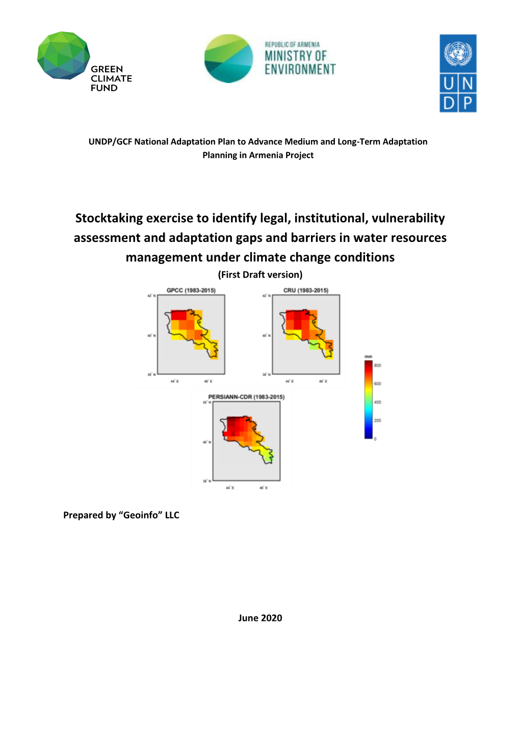 Stocktaking Exercise to Identify Legal, Institutional, Vulnerability