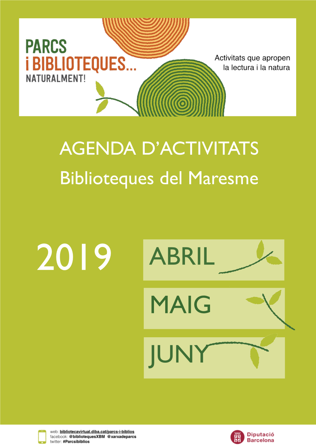 Agenda D'activitats Abril, Maig I Juny 2019 [Pdf]