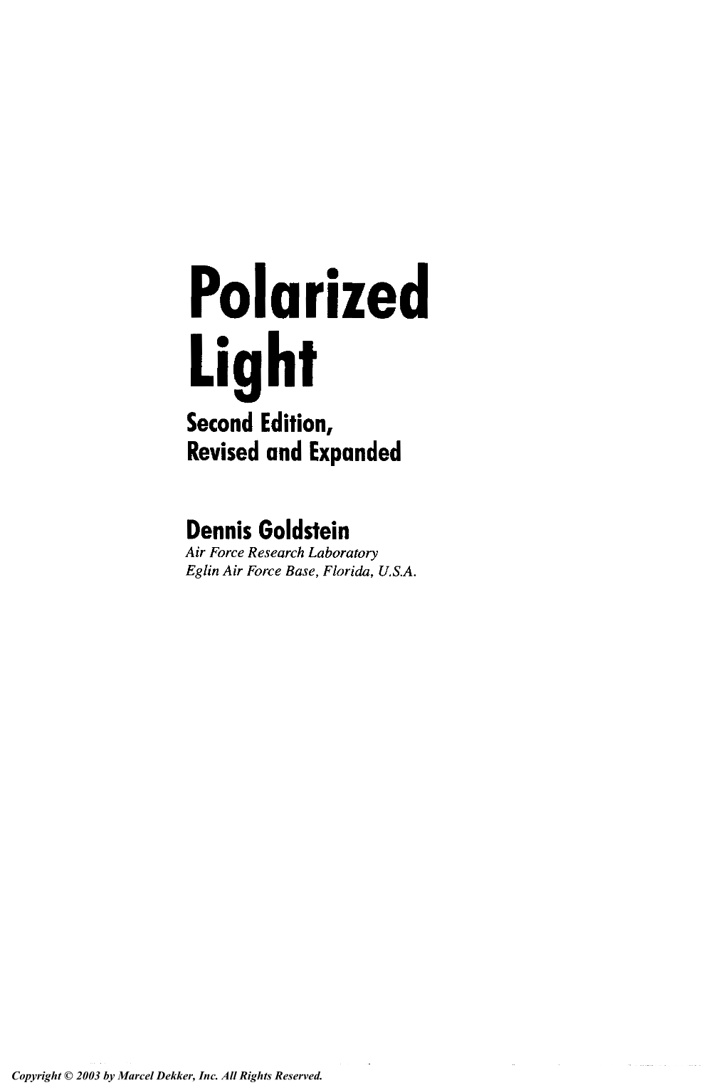 Poiarized Light