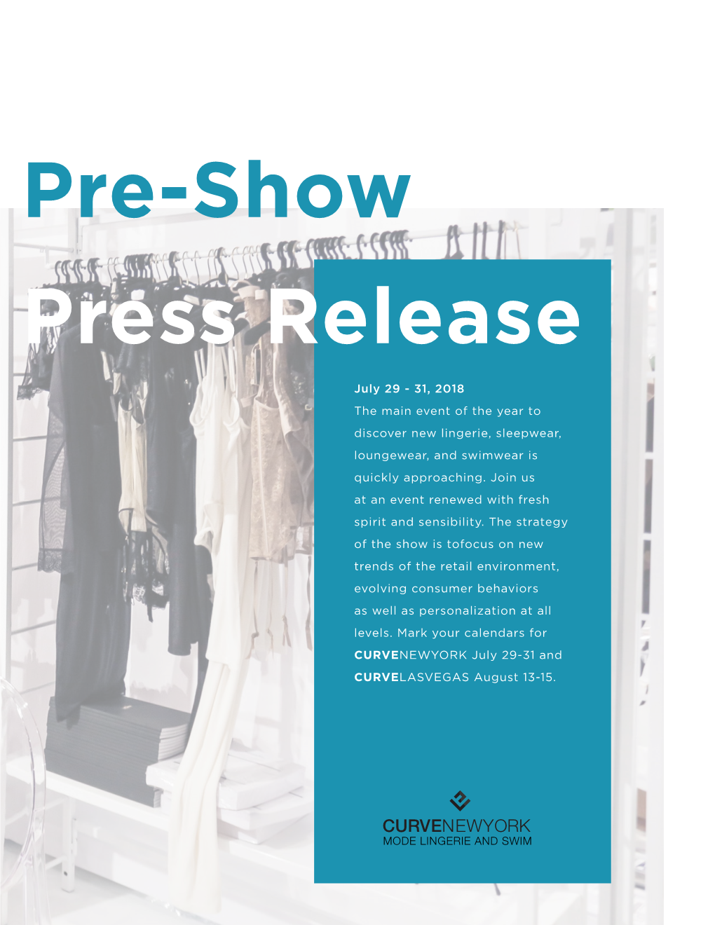 Pre-Show Press Release