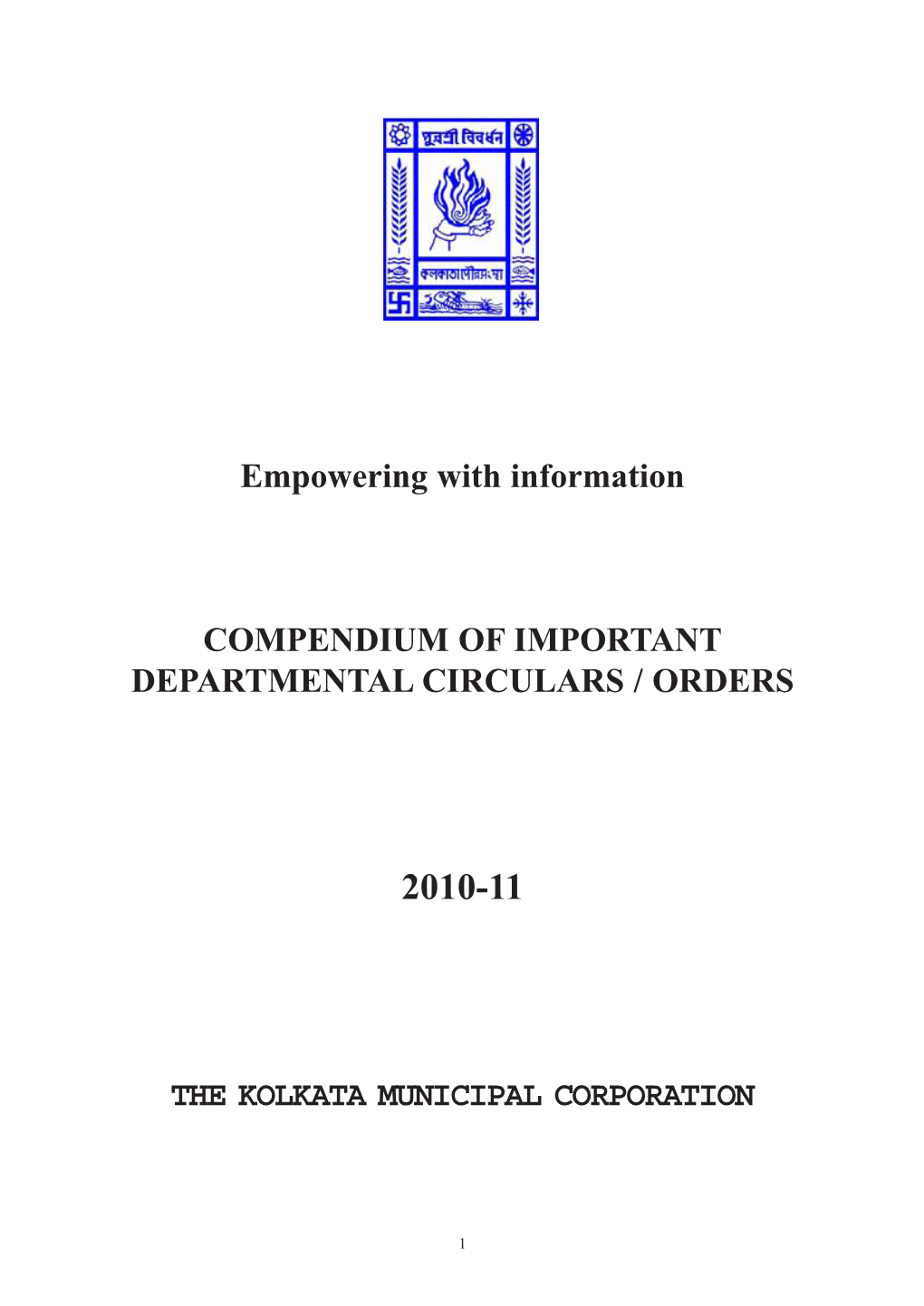 Empowering with Information COMPENDIUM of IMPORTANT