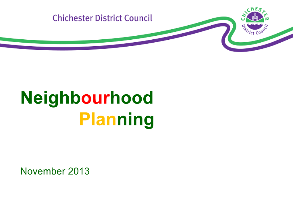 Neighbourhood Planning