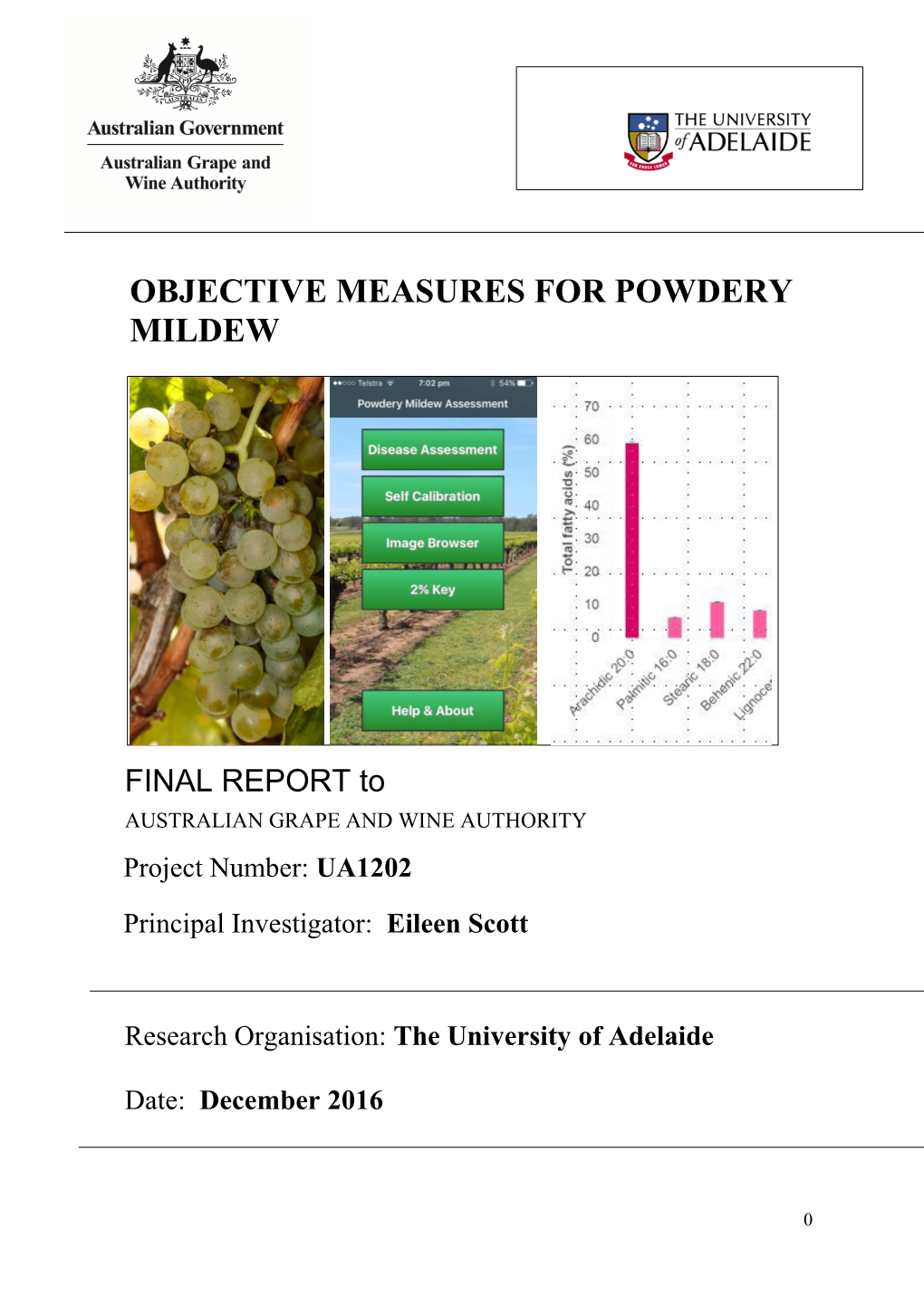 Objective Measures for Powdery Mildew