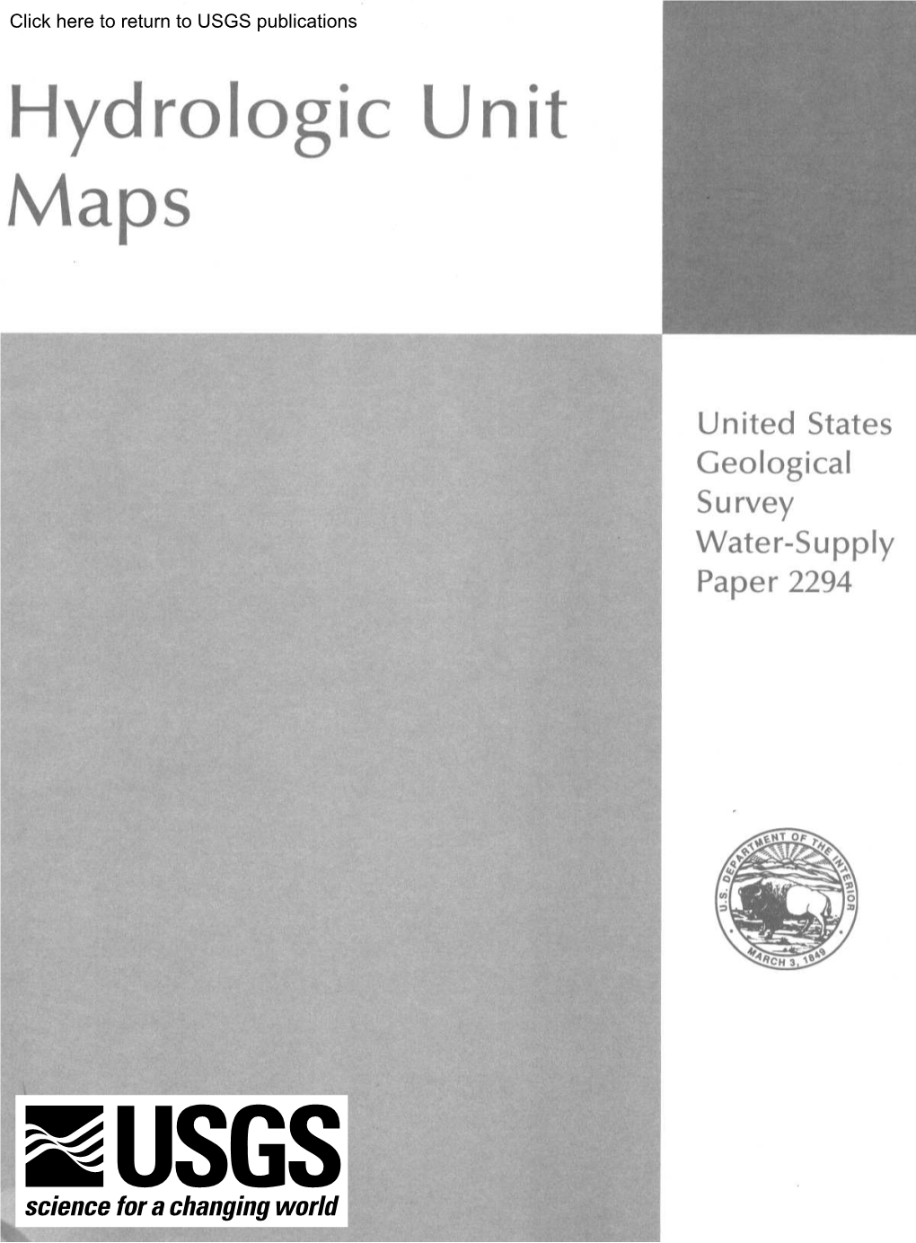 Hydrologic Unit Maps