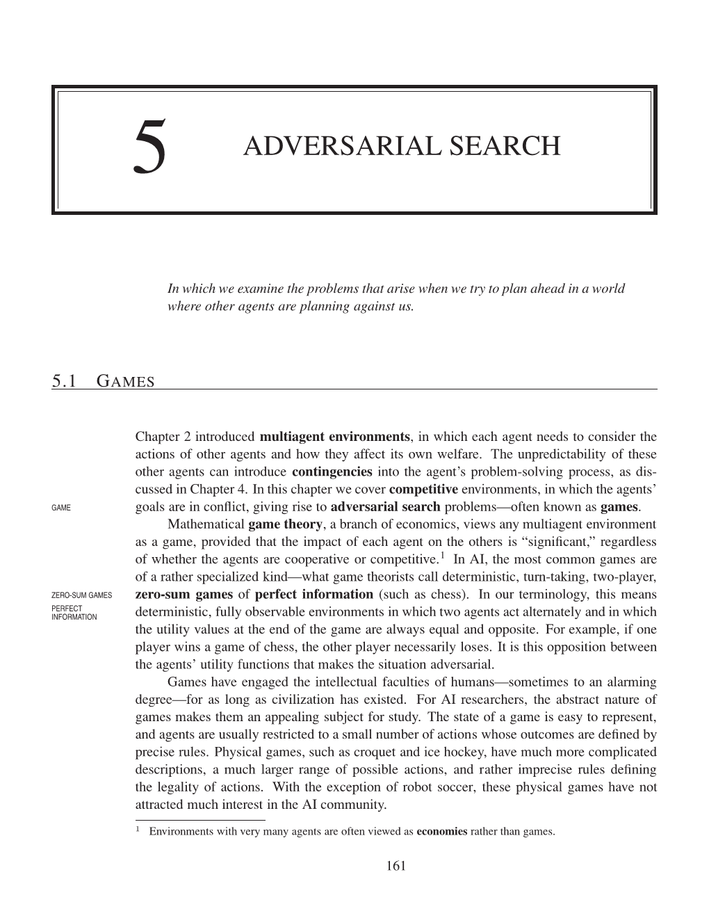 5 Adversarial Search