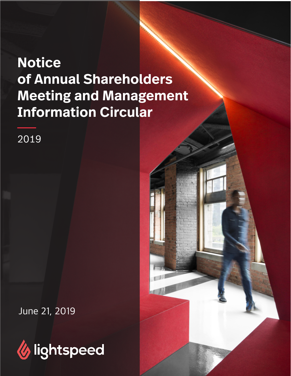 Notice of Annual Shareholders Meeting and Management Information Circular