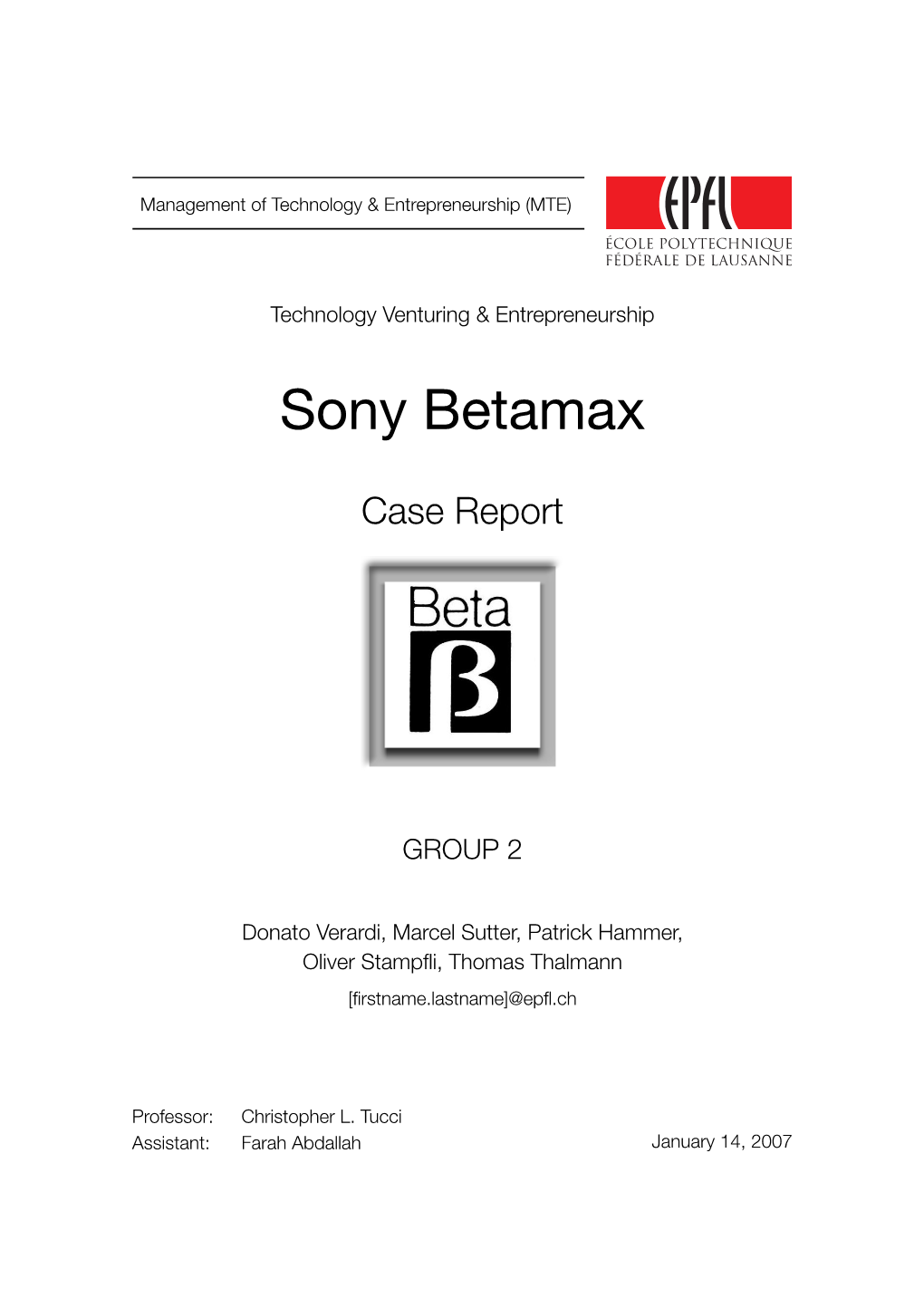 Sony Betamax