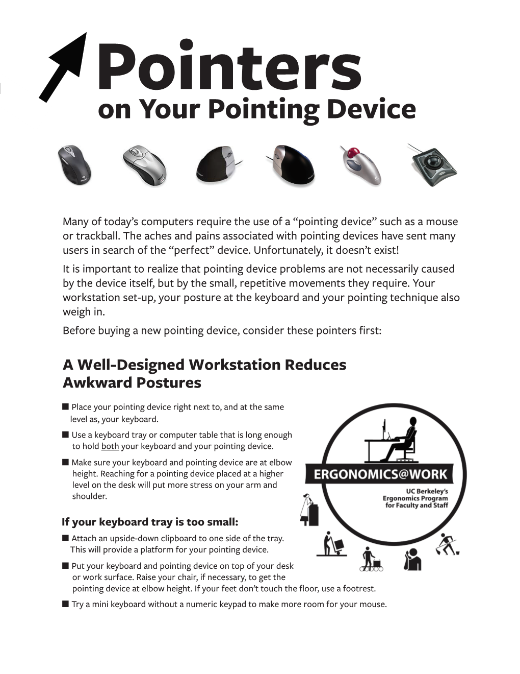 On Your Pointing Device