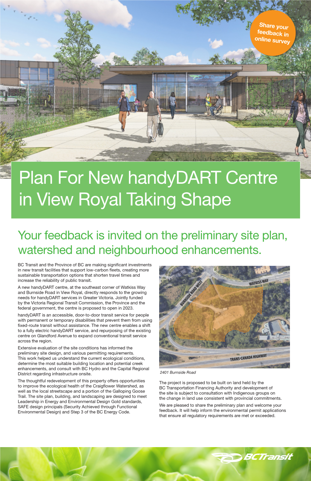 Plan for New Handydart Centre in View Royal Taking Shape