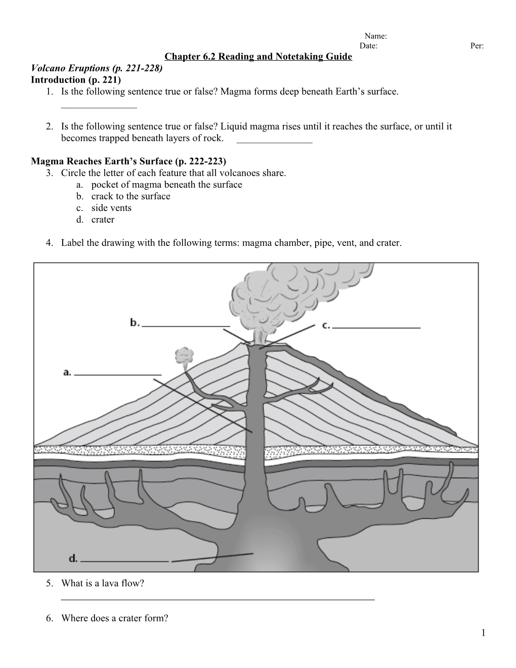 Chapter 6.2 Reading and Notetaking Guide