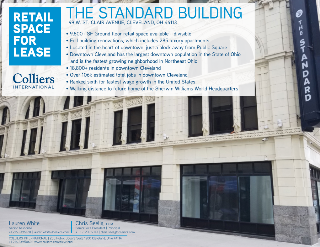 The Standard Building Retail 99 W