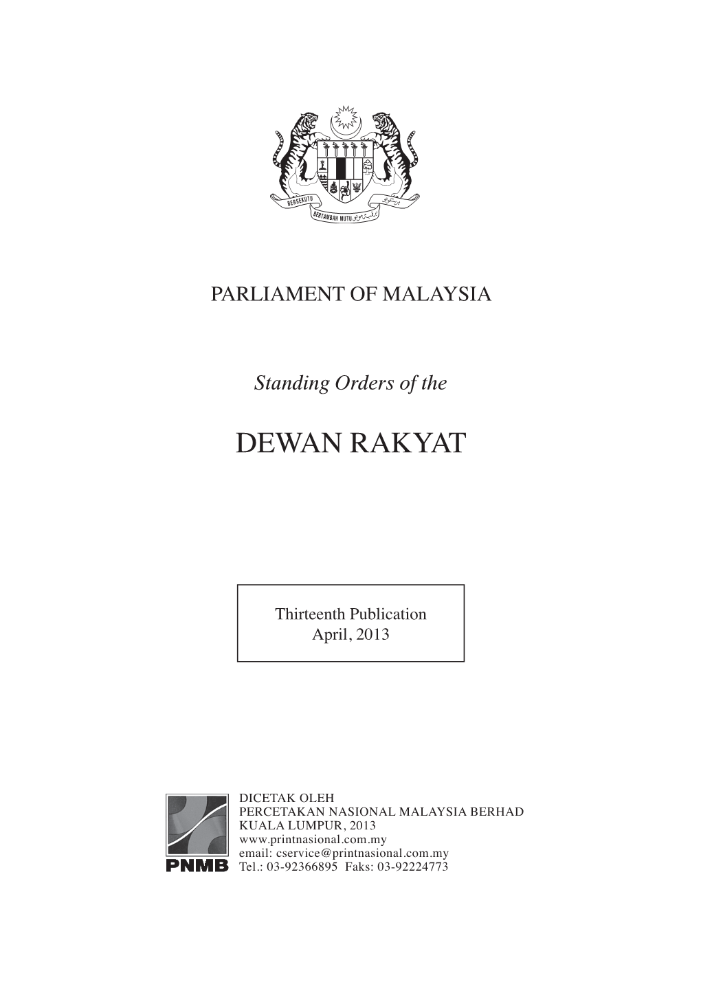 Dewan RAKYAT